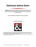 RPG Item: Darkness Before Dawn