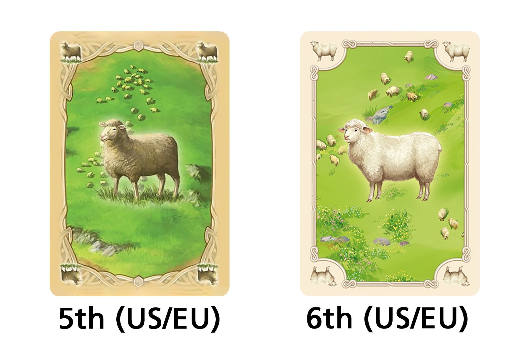 PHOTOS: Catan 5th vs. 6th Edition (Base Game & Expansions) – Pros and ...