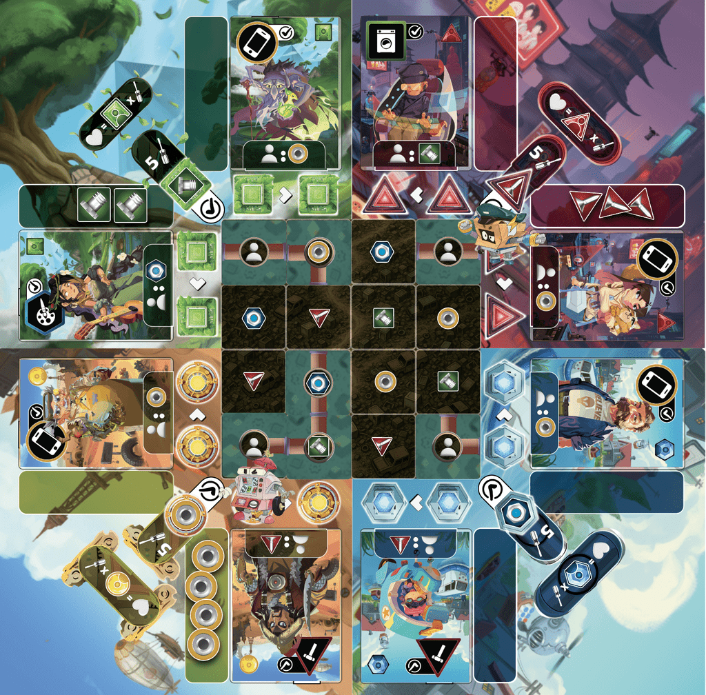 Illustration 2 de Scrappers! - A Colorfully Apocalyptic Strategy Game