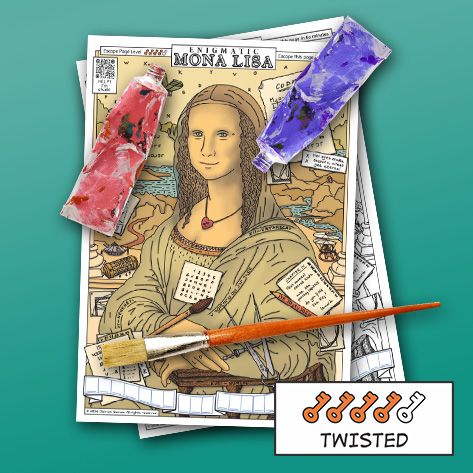 Cover art for Escape Page: Enigmatic Mona Lisa