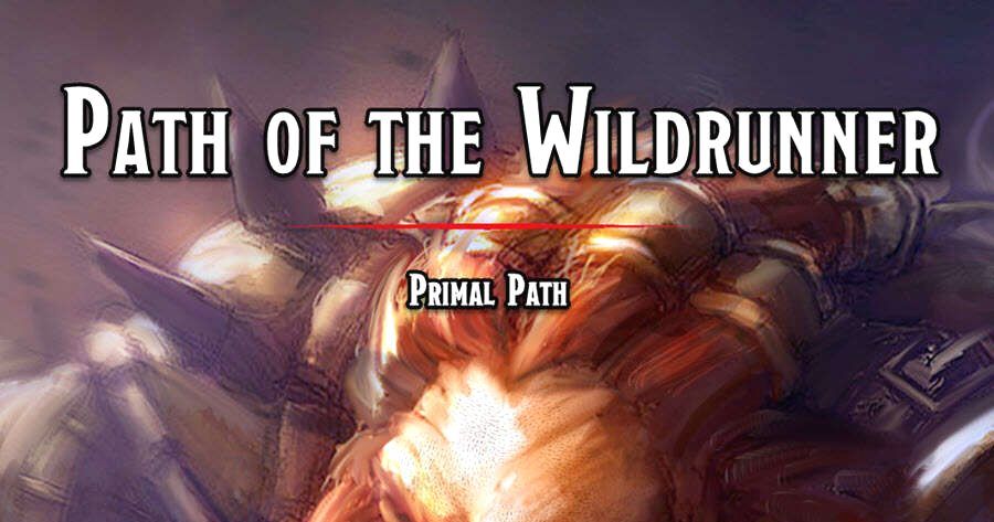 Path of the Wildrunner | RPG Item | RPGGeek