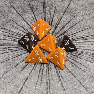 HEXplore It: Dice Pack – D4 Sands Dice
