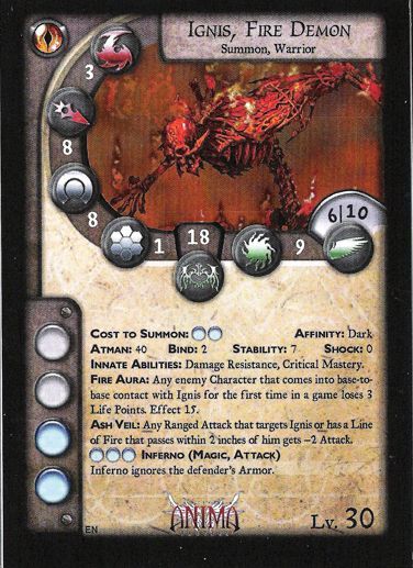 Coperta Anima Tactics: Ignis, Fire Demon