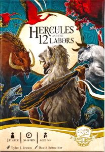 Hercules and the 12 Labors gioco da tavolo solitario mitologico - copertina ufficiale Envy Born Games