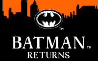 Video Game: Batman Returns (SEGA 8bit)