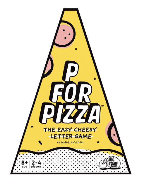P for Pizza Build a Giant Pizza Slice Before Anyone ElseFamily Word Game