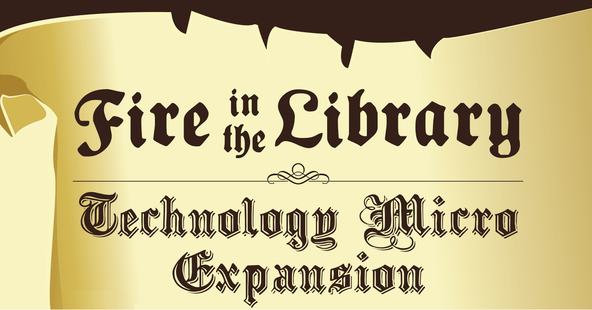 Fire in the Library: Technology | Board Game | BoardGameGeek