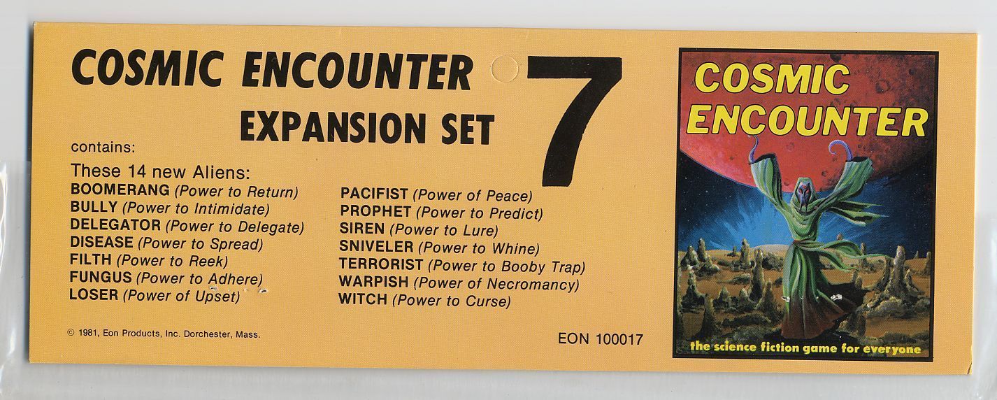 Cosmic Encounter: Expansion Set #7
