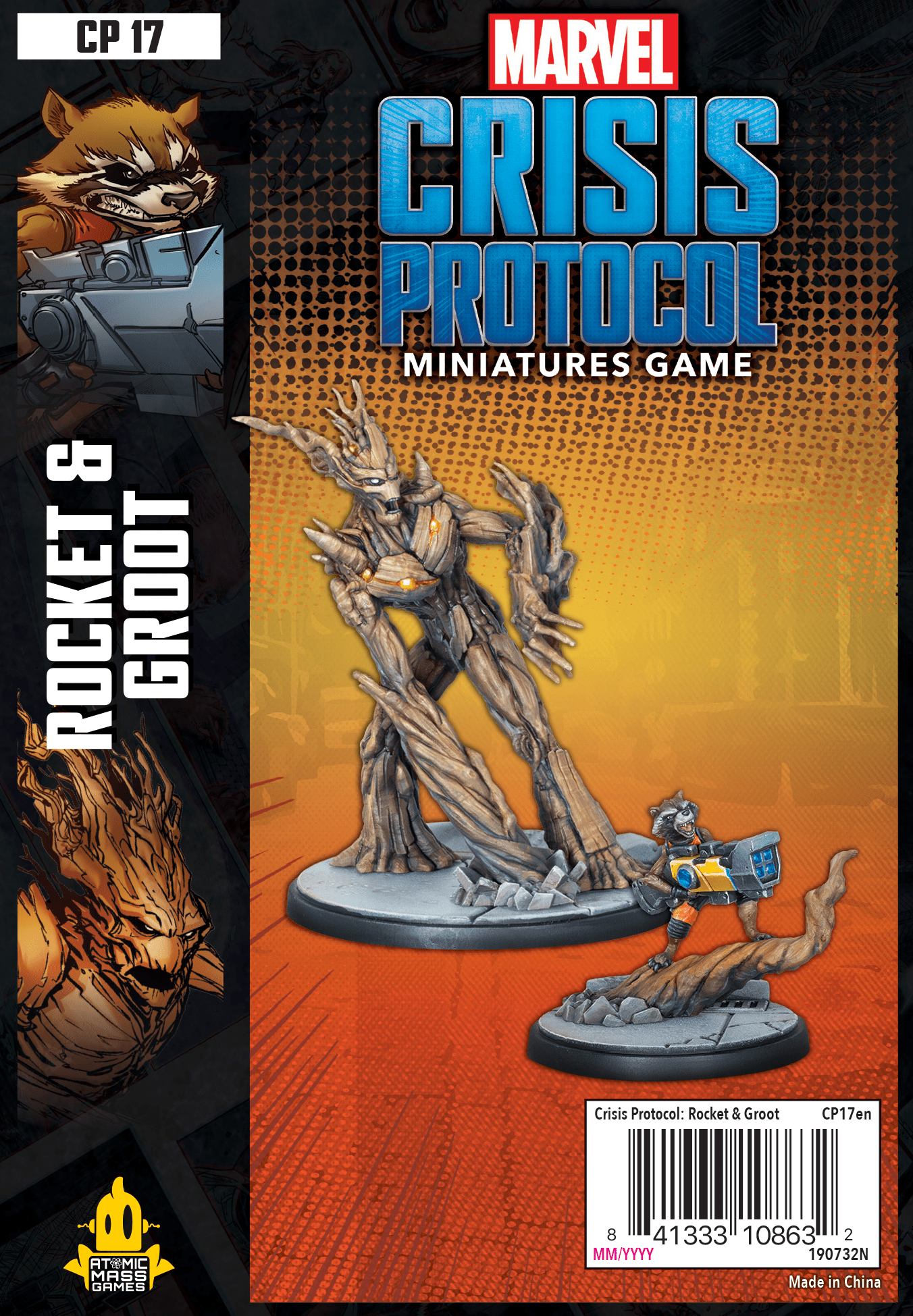 Marvel: Crisis Protocol – Rocket & Groot box art