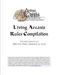 RPG Item: Living Arcanis Rules Compilation