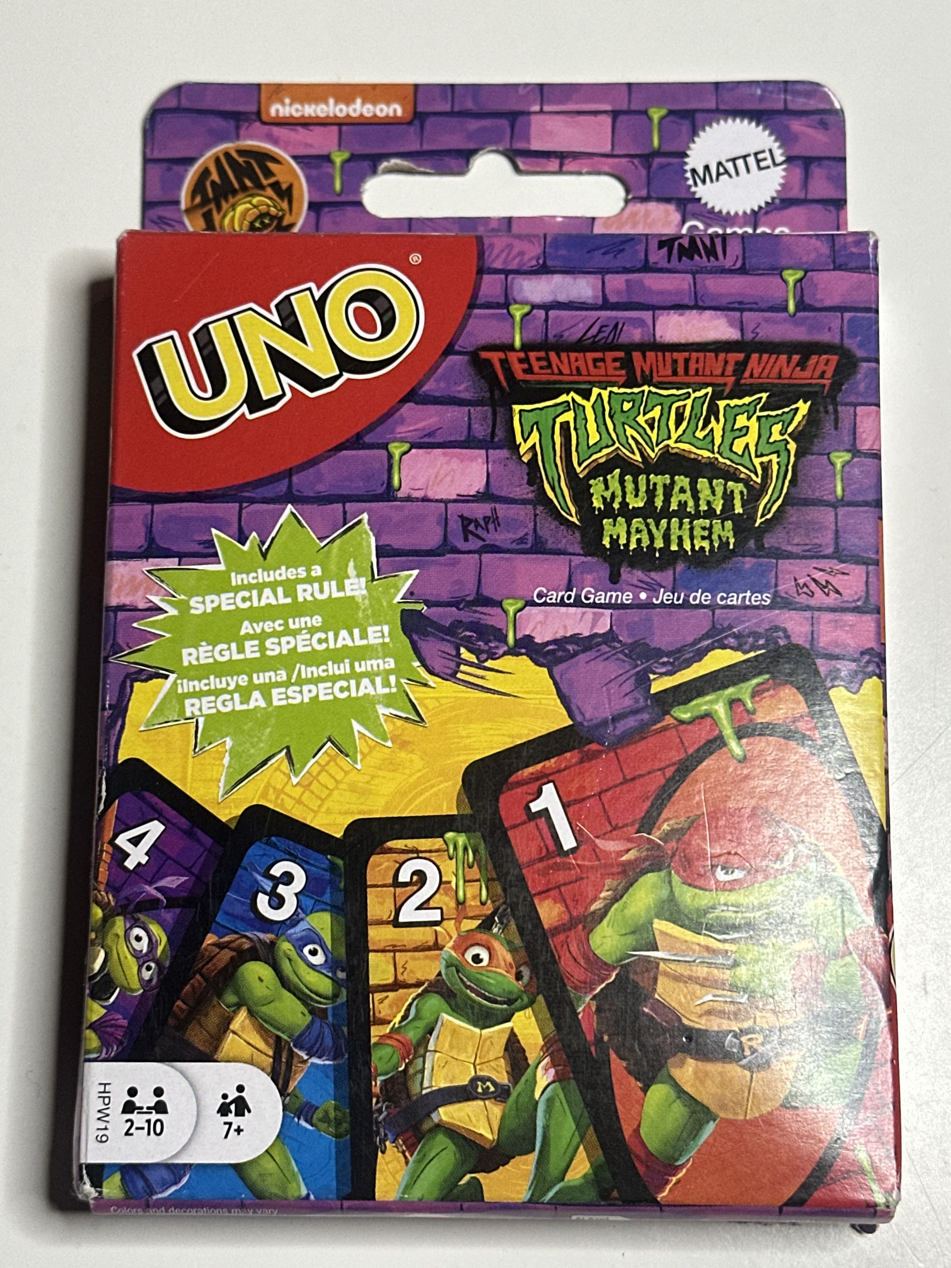Cover art for UNO: Teenage Mutant Ninja Turtles – Mutant Mayhem