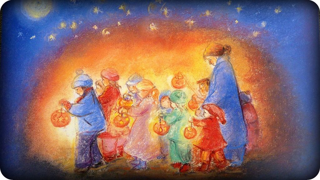 Фонарики дружбы рисунок к песне