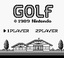 Video Game: Golf (1984)