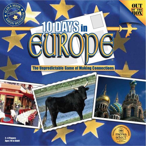Board Game: 10 Days in Europe