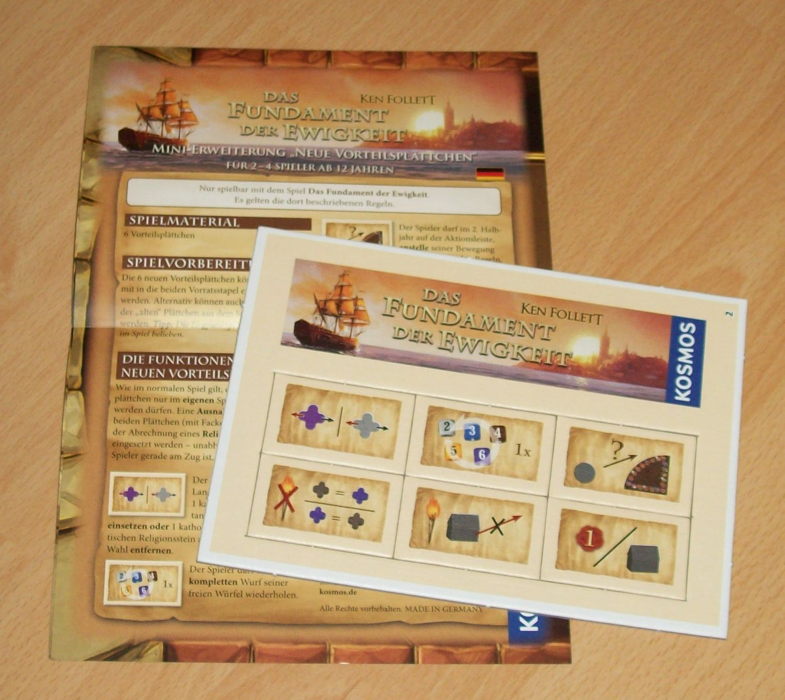 A Column of Fire: New Advantage Tiles