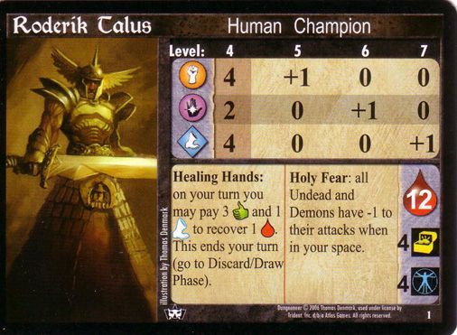 Champion Character Reference Sheet