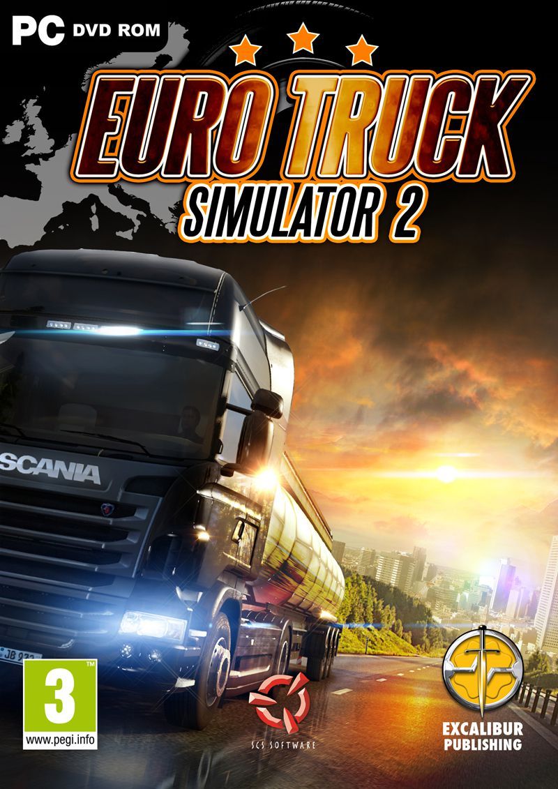 Euro Truck Simulator 2 box art