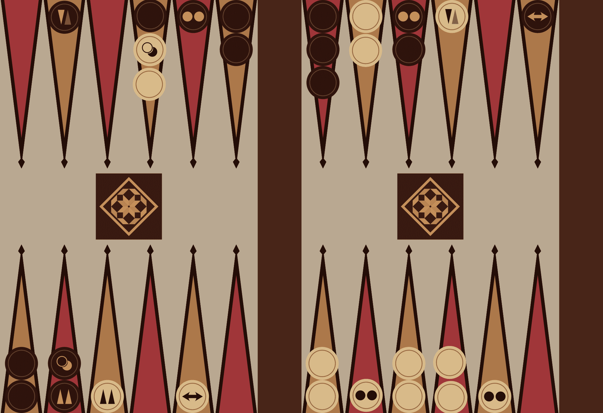 Coperta Abak Evolution Backgammon