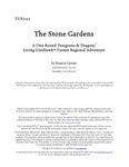 RPG Item: TUS7-07: The Stone Gardens