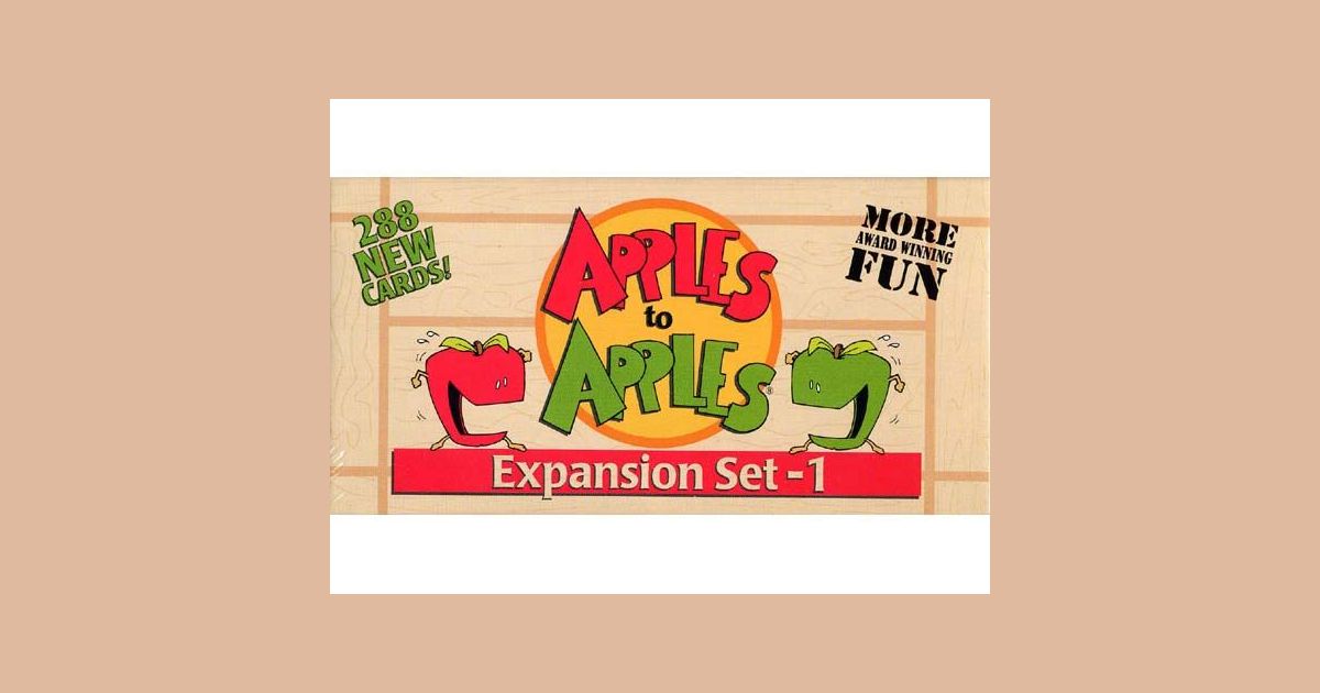 Apples to Apples Expansion Set 1 Board Game BoardGameGeek