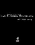 Issue: GM's Monthly Miscellany (August 2014)