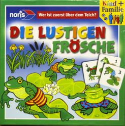 Die Lustigen Frösche: Wer ist zuerst über dem Teich?