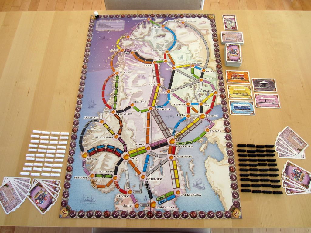Board Game: Ticket to Ride: Nordic Countries