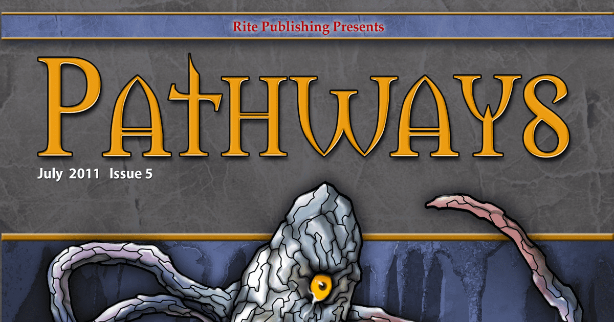 Pathways (Issue 5 - Jul 2011) | Issue | RPGGeek