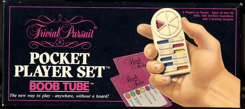 Trivial Pursuit: Pocket Player Set – Boob Tube