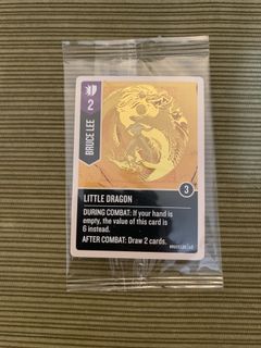 Unmatched: Bruce Lee – Little Dragon Foil Card