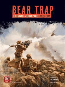 Bear Trap gioco da tavolo wargame guerra sovietico-afghana 1979-1989 per 1-2 giocatori - copertina ufficiale GMT Games