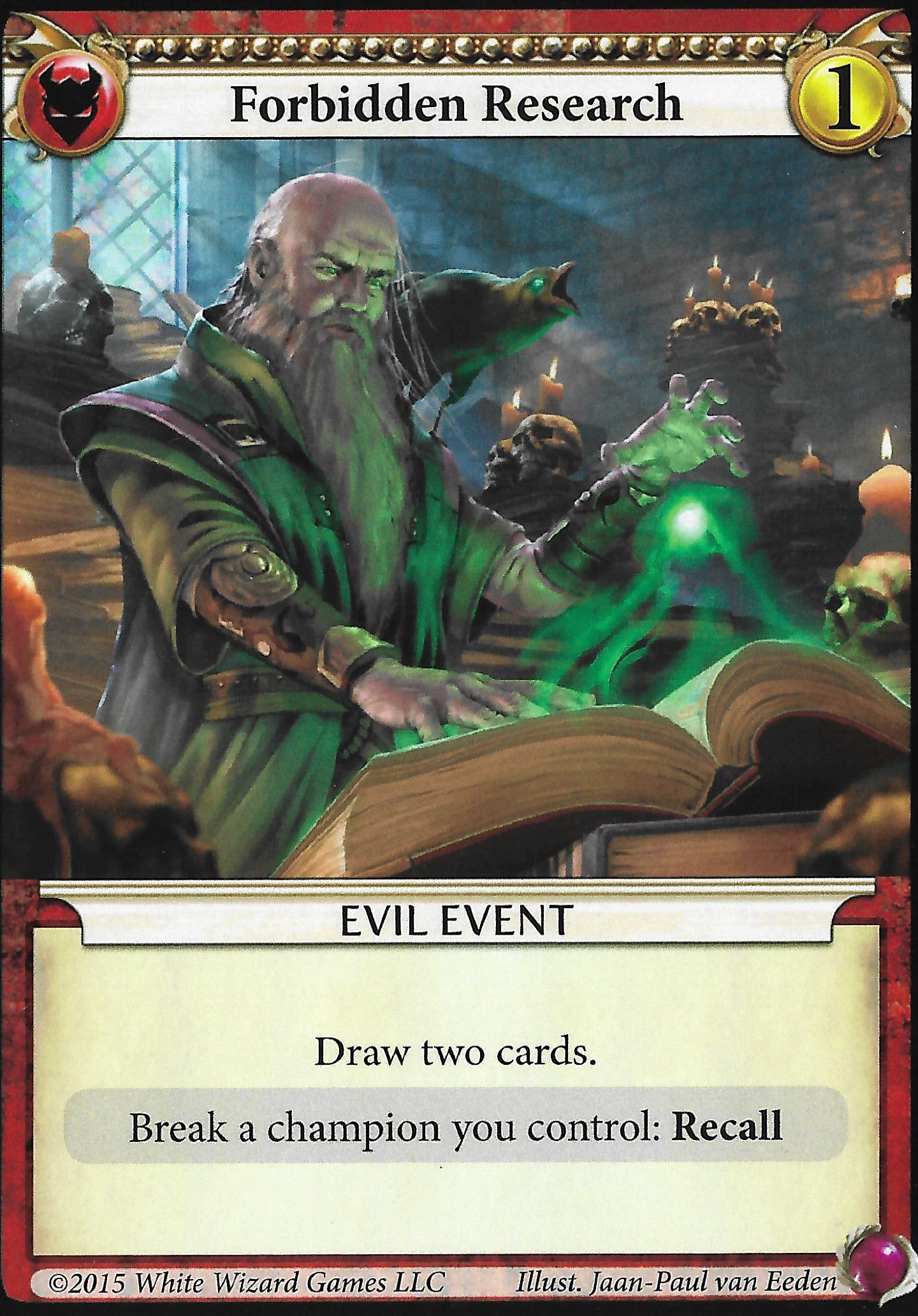 Epic Card Game: Forbidden Research Promo Card