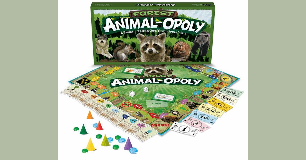 Forest Animal Opoly Board Game Boardgamegeek