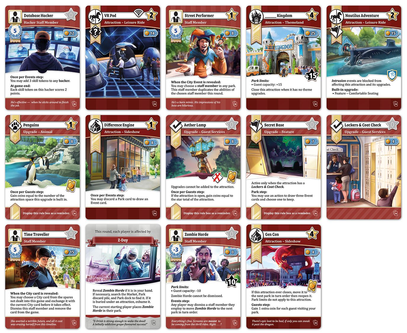Unfair: ABDW Kickstarter Sneak Peek Cards