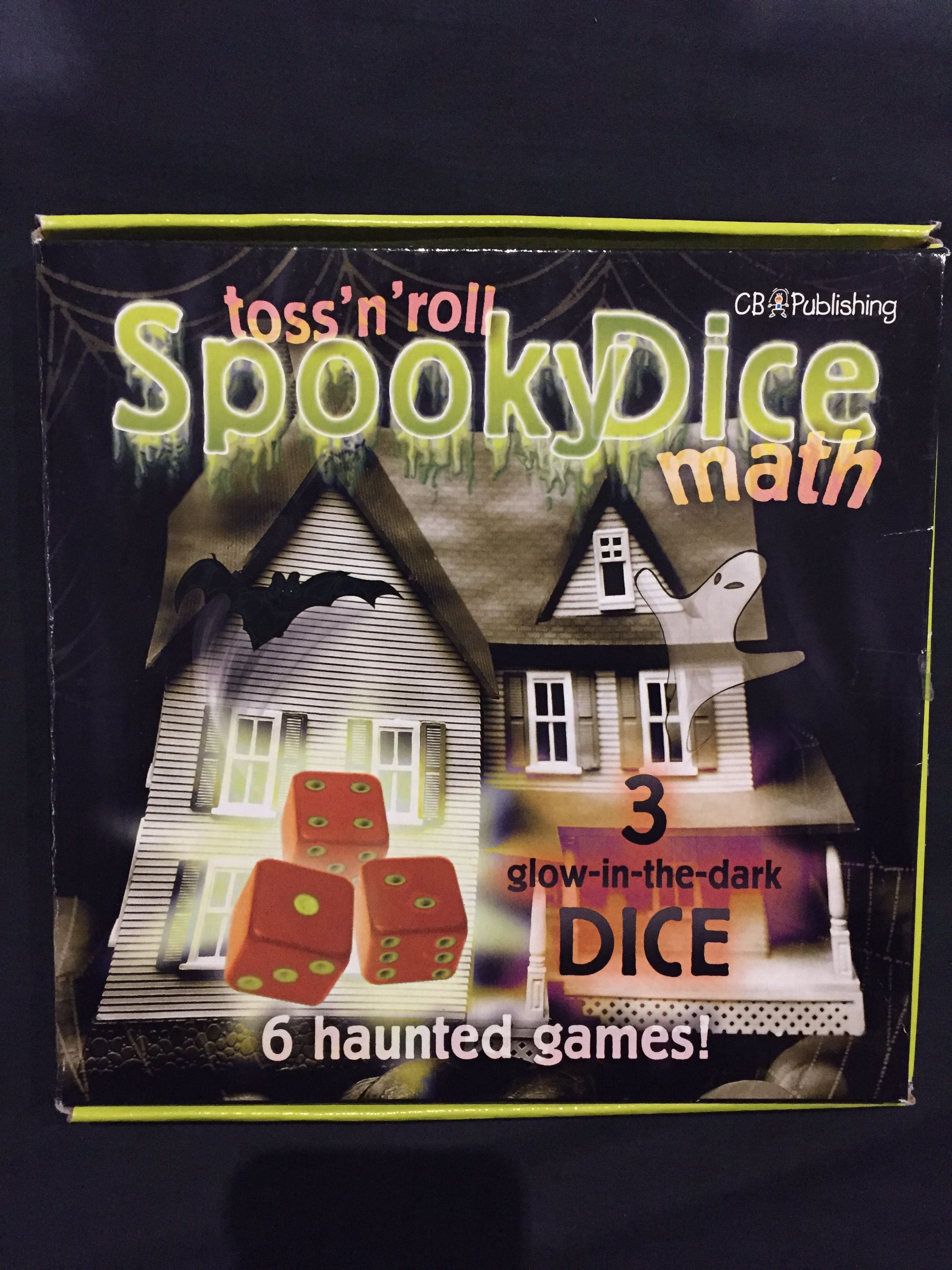 Toss 'N' Roll Spooky Dice Math box art