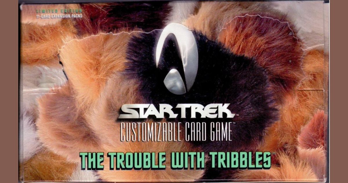 TROUBLE WITH TRIBBLES BOOSTER BOX STAR TREK CCG 
