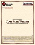 RPG Item: Class Acts: Witches