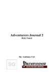 RPG Item: Adventurer's Journal 2: Holy Fount (Pathfinder)
