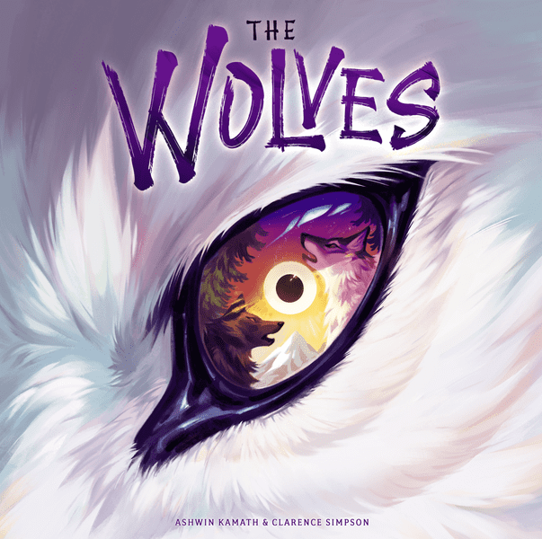 The Wolves flat box cover provided by Pandasaurus Games