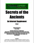RPG Item: Secrets of the Ancients: An Internet Supplement