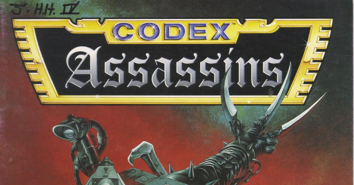 Warhammer 40,000 (Second Edition): Codex – Assassins | Board Game ...