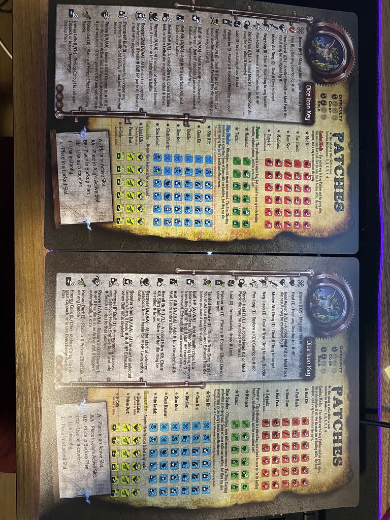 Latest Patches Reference Sheet | Too Many Bones