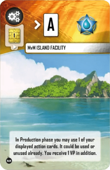 Underwater Cities: Man vs Meeple Island Facility Promo Card
