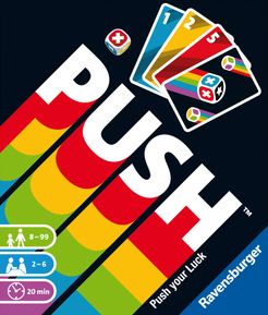 Push Your Luck Ravensburger Push Family Card Game for Kids & Adults Age 8 & Up 