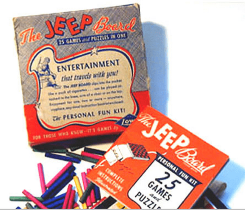 The JEEP Board: 15 Games and 10 Puzzles box art