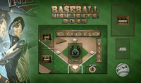 Board Game Accessory: Baseball Highlights: 2045 – Single Player Play Mat