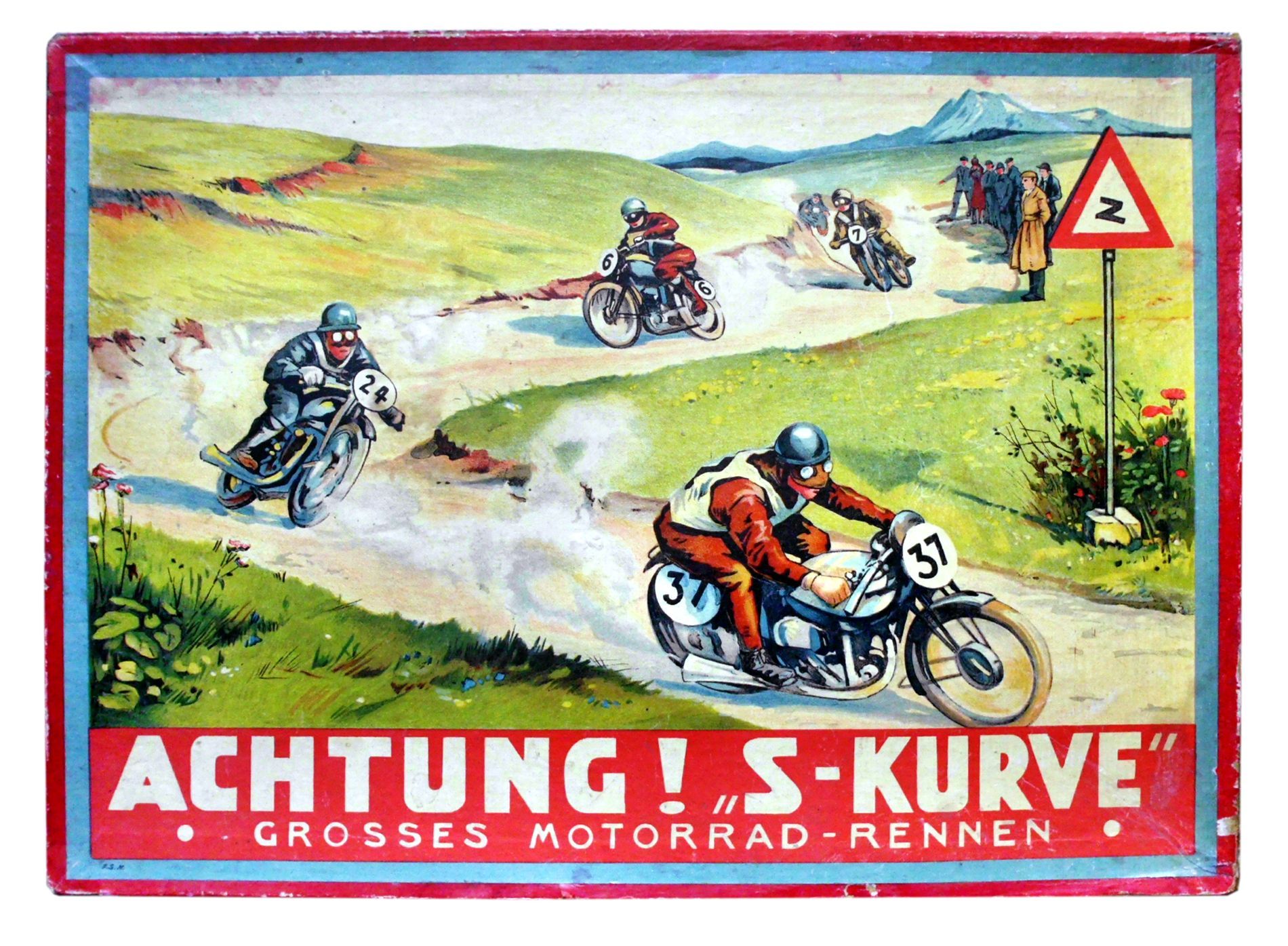 Achtung! "S-Kurve": Großes Motorrad-Rennen
