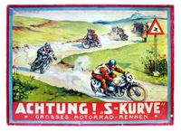 Achtung! "S-Kurve": Großes Motorrad-Rennen