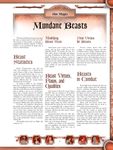 RPG Item: Mundane Beasts