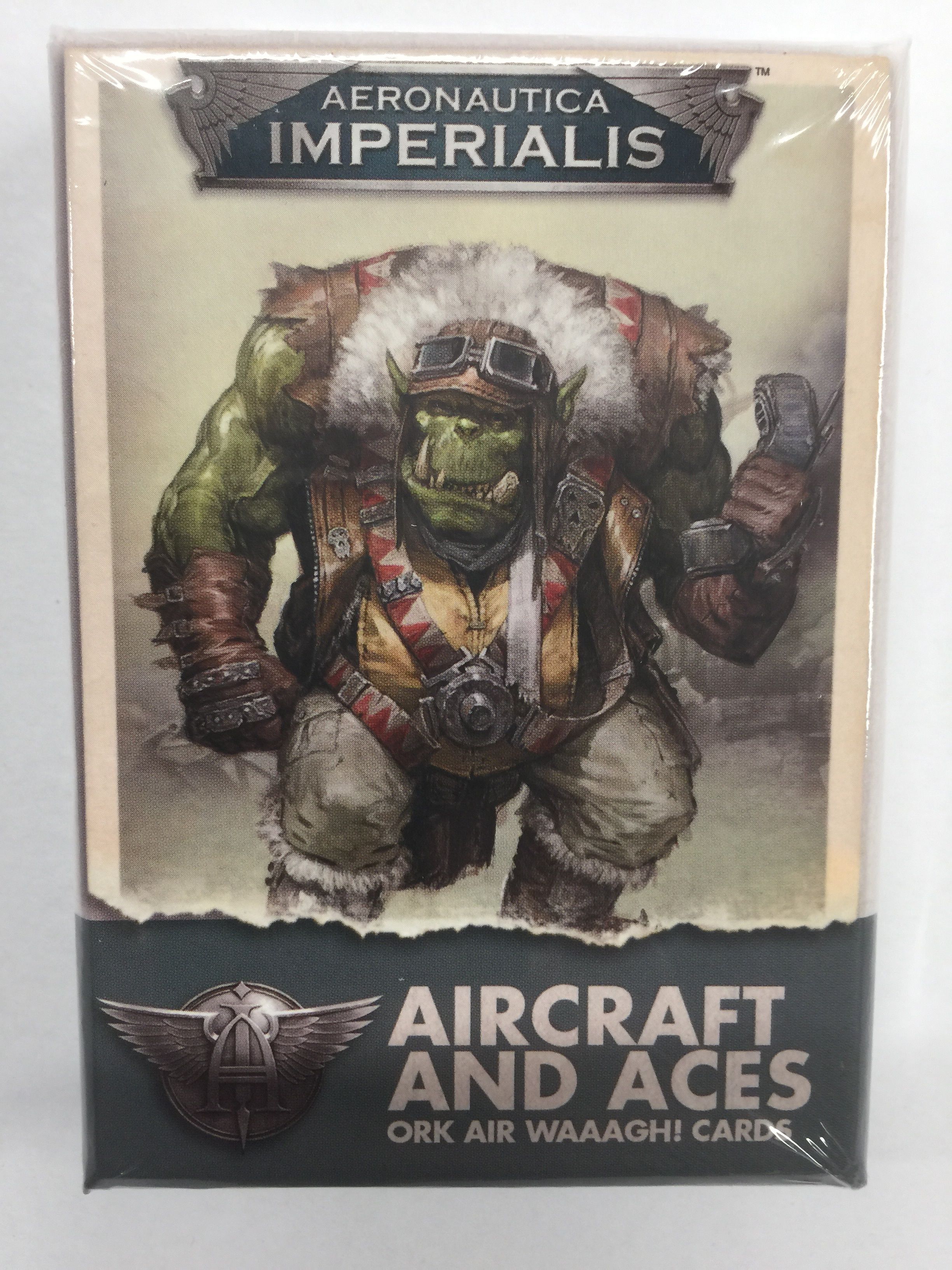 Aeronautica Imperialis: Aircraft and Aces Ork Air Waaagh! Cards box art